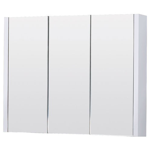 900mm White Shaving Cabinet 3 Doors